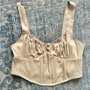 Zara Tank top with back zipper size Small